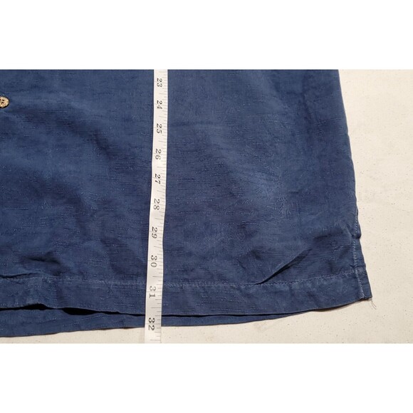 Tommy Bahama Paradise Cove 100% Silk All Over Palm Trees Embroidered Tropical XL - Picture 5 of 6